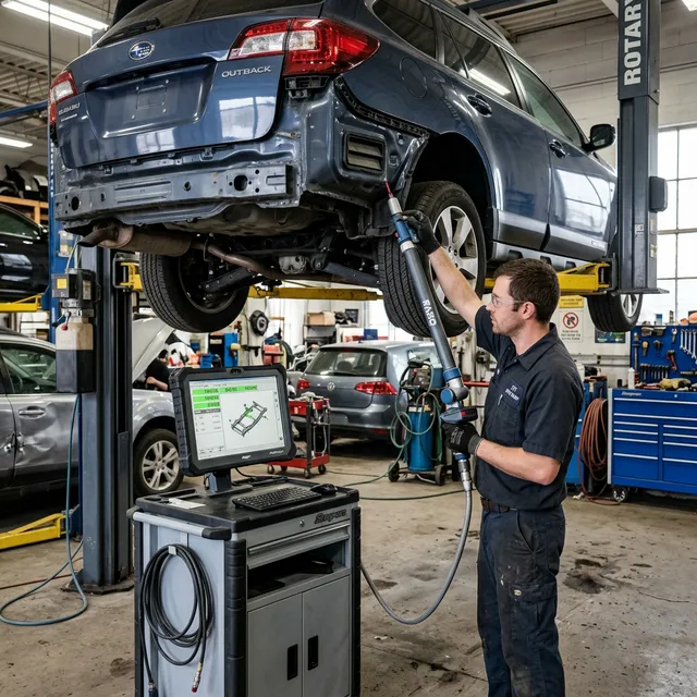 Auton alusta- ja korimittaukset